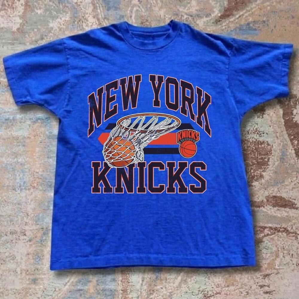 York Knicks Blue Basketball Tee